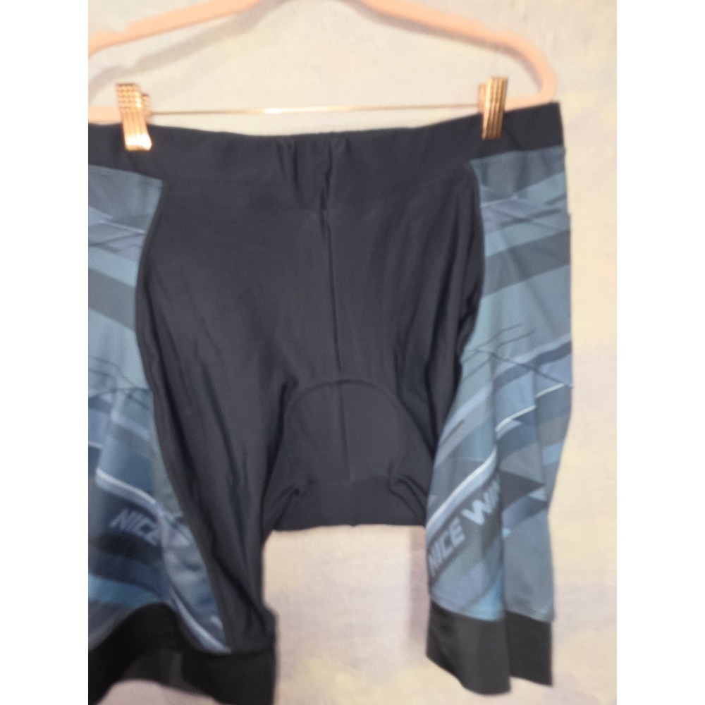 NICEWIN Padded Cycling Shorts with Pockets and Geometric  Sz 2xl